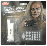 Kit de Maquilhagem Caveira Prateada