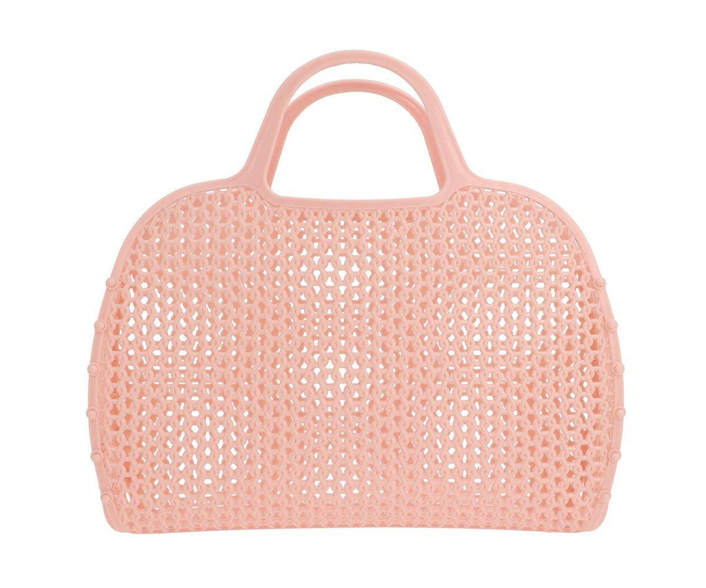 Bolsa Praia Retro Rosa