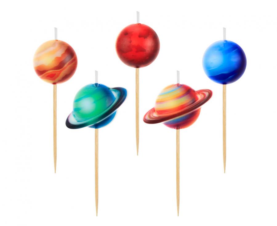 Velas Aniversário Planetas