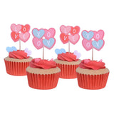 Topos de Cupcake Candy São Valentim