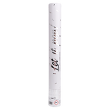 Canhão de confettis 40cm Prateado Foil