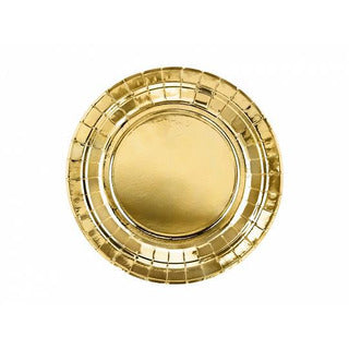 Pratos Dourados Foil (pequenos)