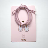 Duo Pulseiras & Elásticos de Cabelo Miffy - Rosa