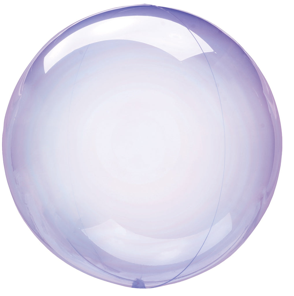 Blue Crystal Clear Balloon