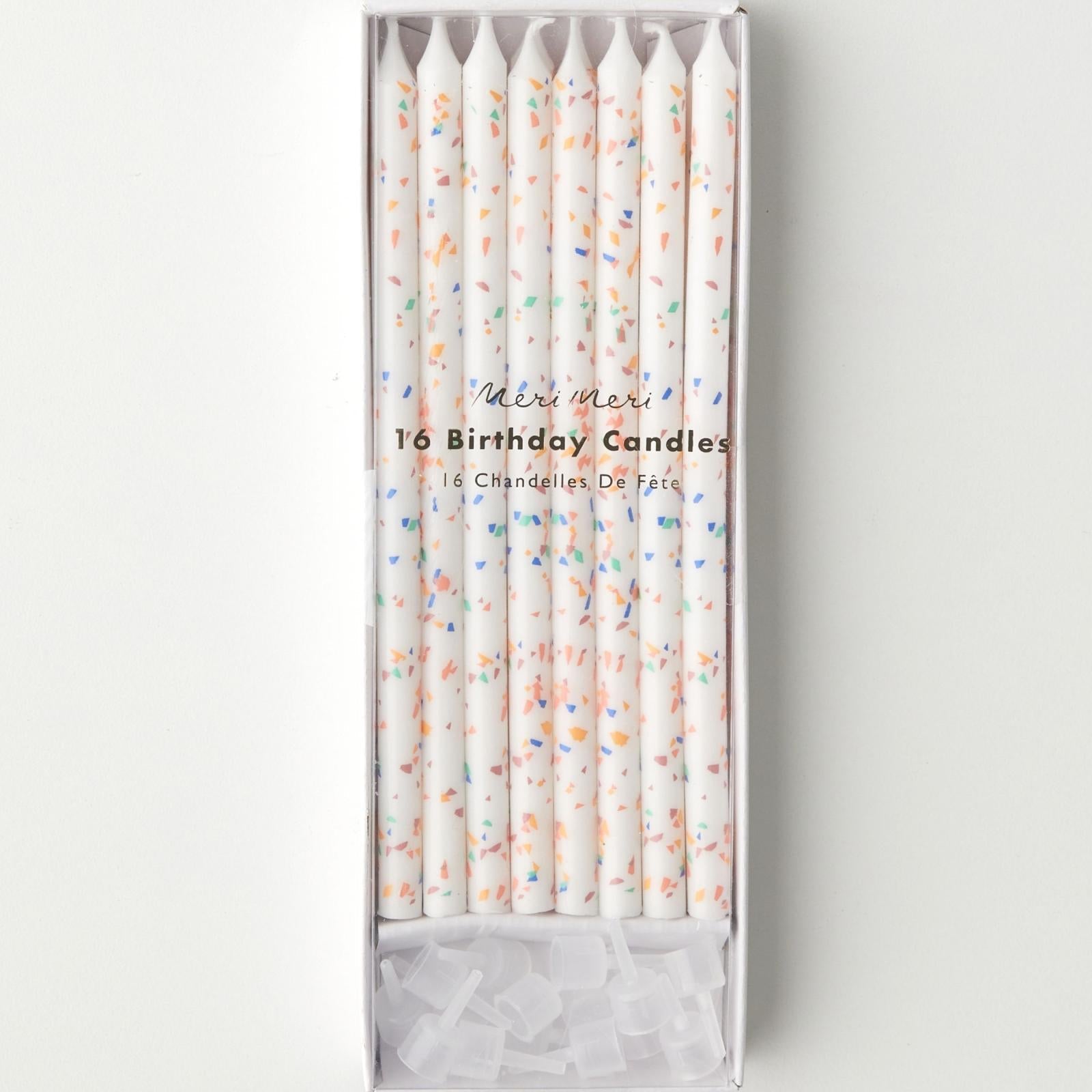 Velas  Altas Neon Confettis