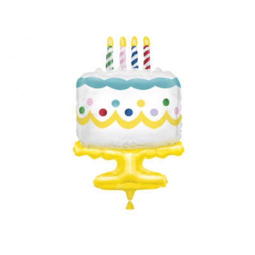 Birthday Cake Foil Balloon