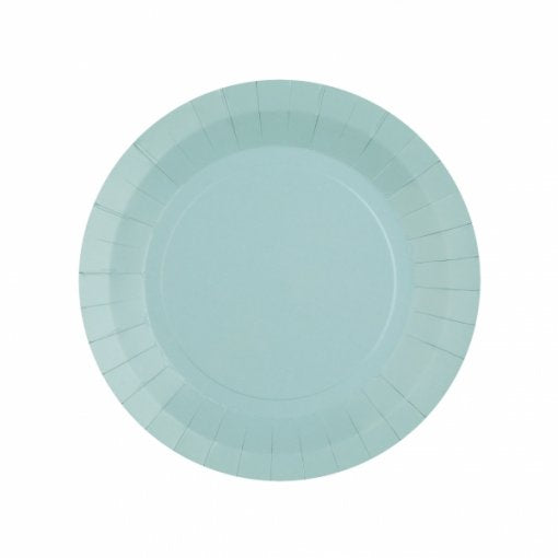 Light Blue Round Plates (large)