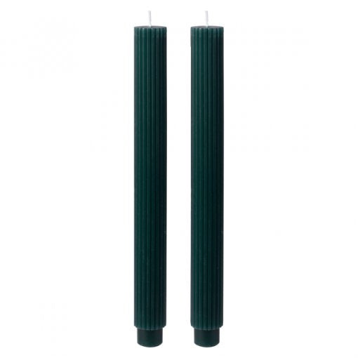 Dark Green Christmas Candles