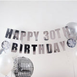Grinalda Happy Birthday Disco Personalizável