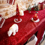 Corredor de Mesa Vermelho Glitter