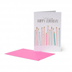 Postal Happy Birthday Candles