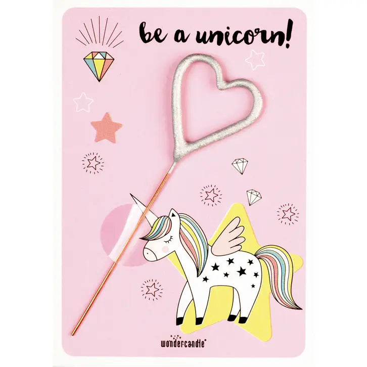 Postal Be Unicorn Wondercandle