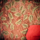 Corredor de Mesa Organza Azevinhos