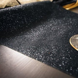 Corredor de mesa Glitter Preto