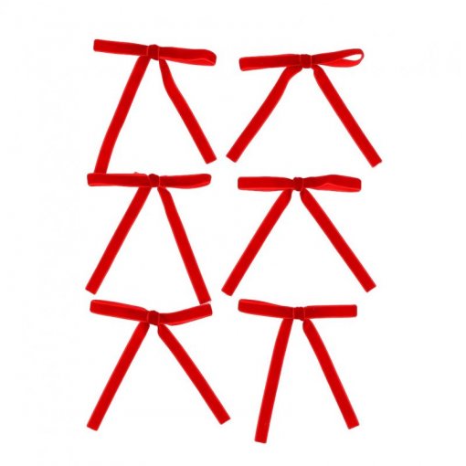 Laços de Veludo Vermelho