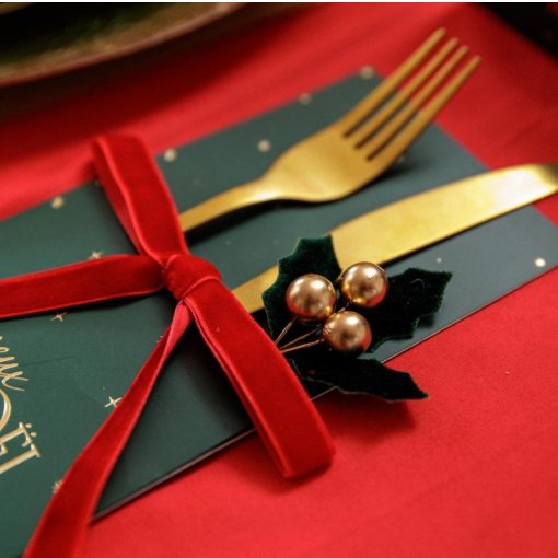 Laços de Veludo Vermelho