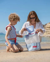 Mochila de Praia com Rede Baleias