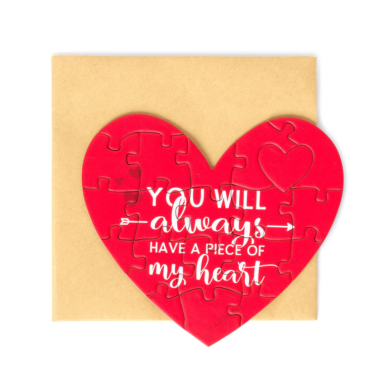 Postal Puzzle Coração