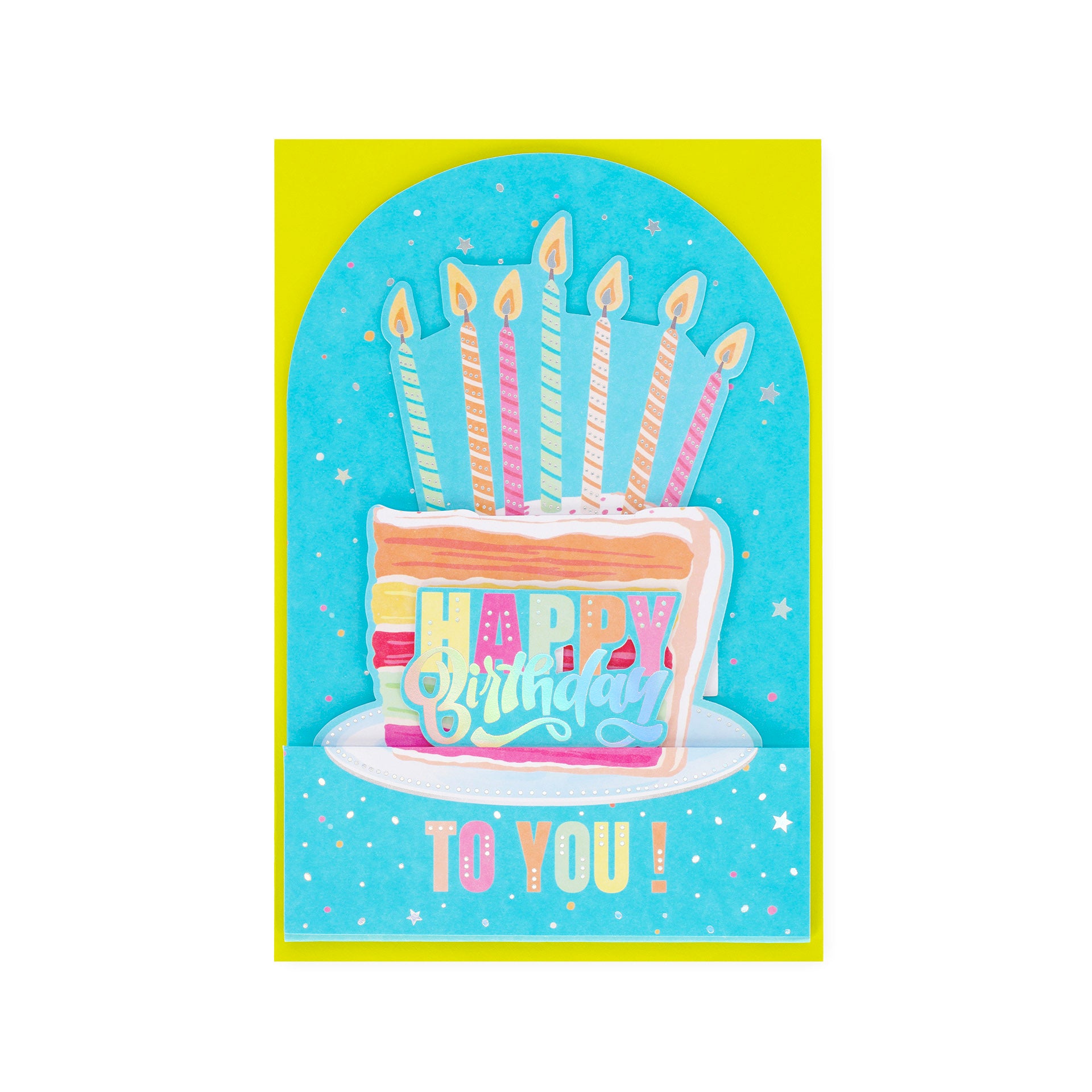 Postal Happy Birthday Bolo