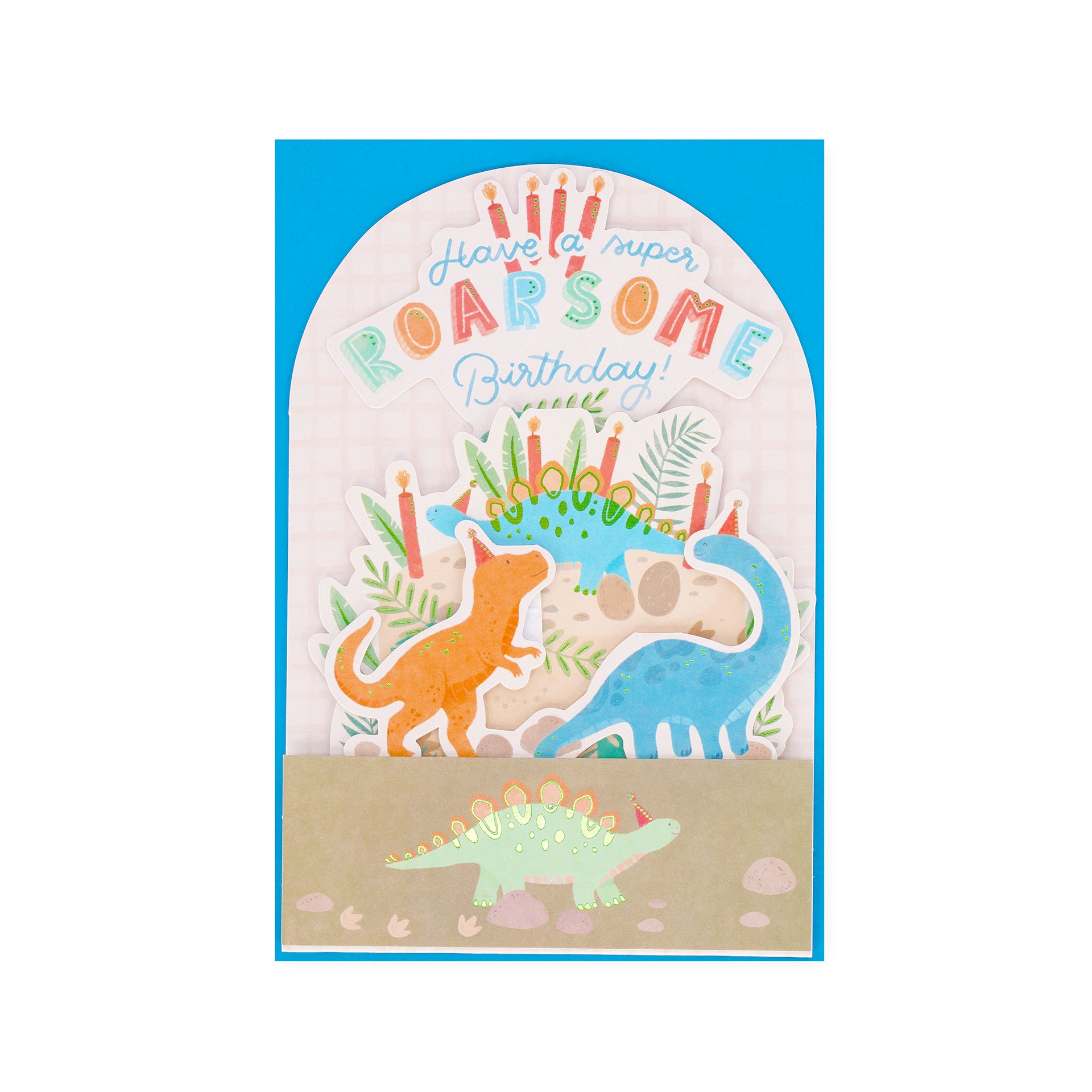 Postal Happy Birthday Dinossauros