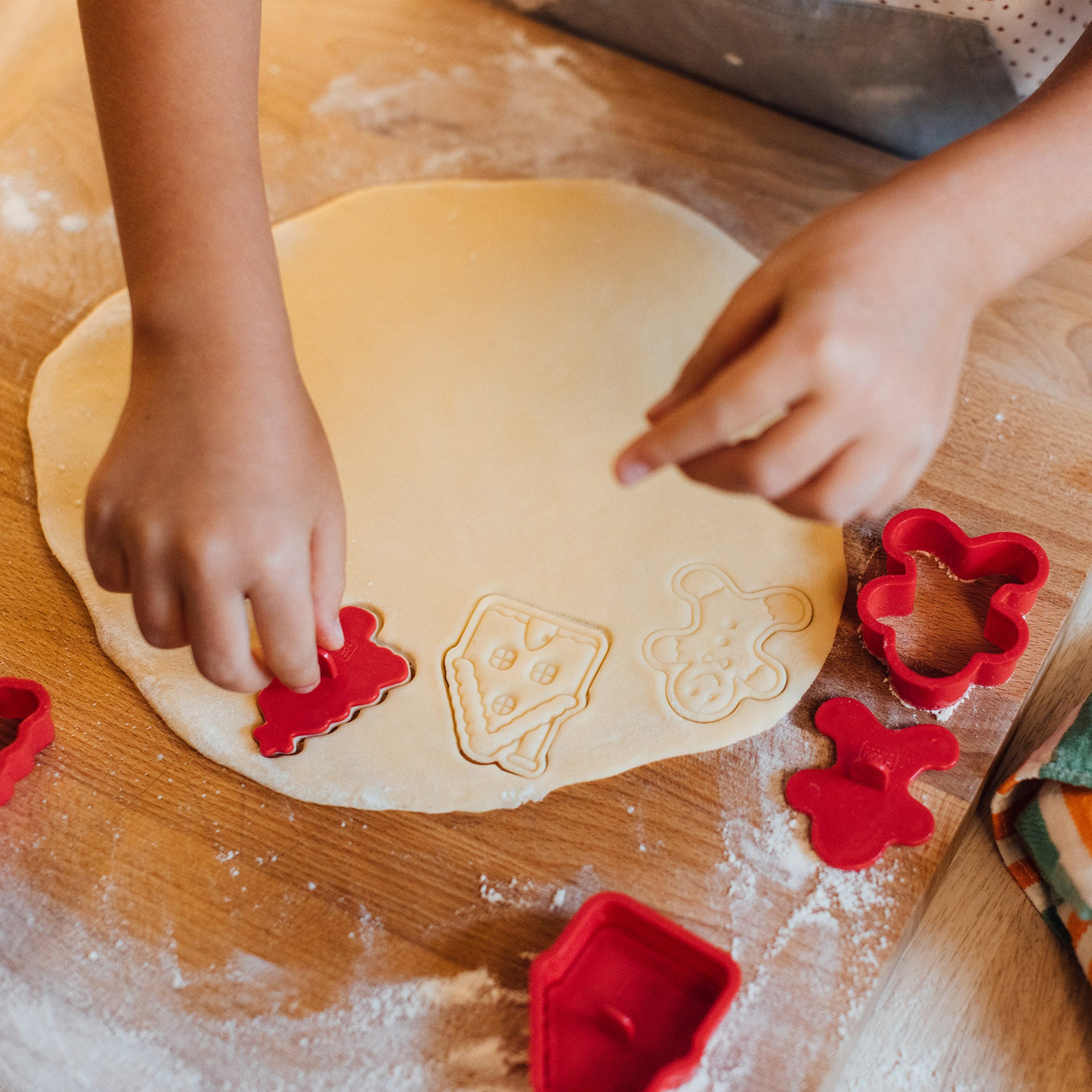 Cortadores de Bolachas com Carimbos- Natal