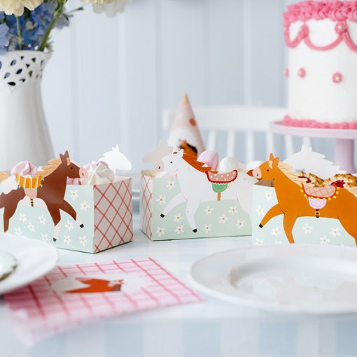 Popcorn Boxes Horses