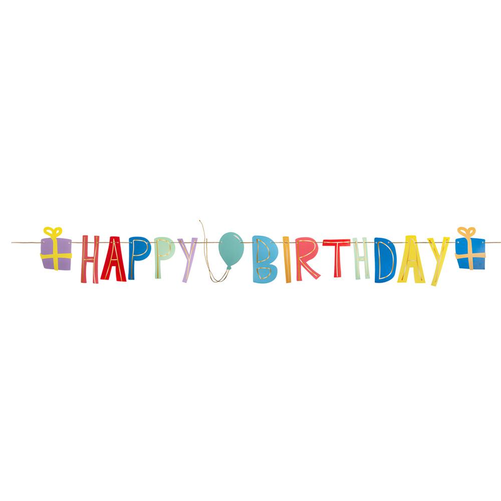 Grinalda Happy Birthday Colorida