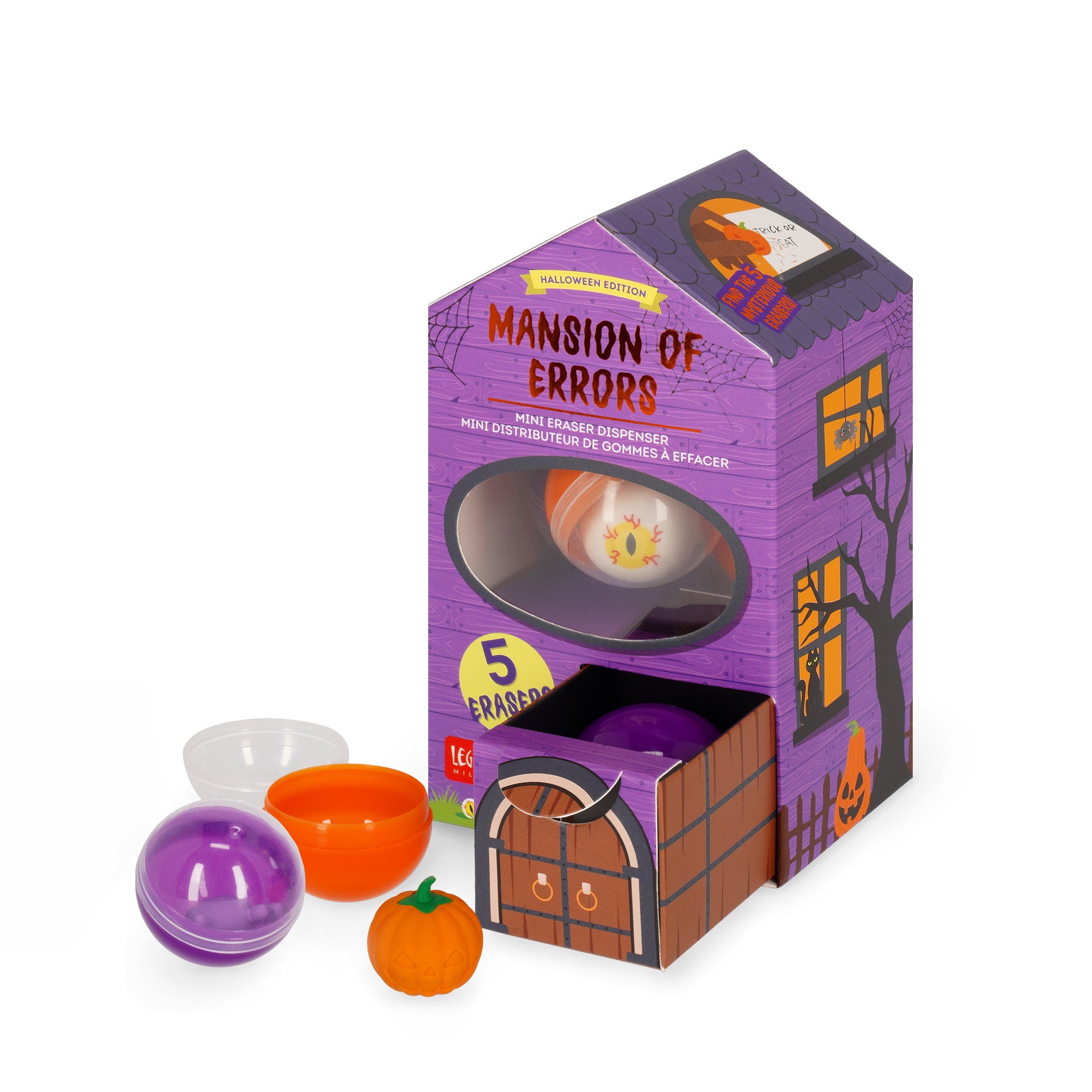 Mini dispensador de Borrachas – Mansão dos Erros Halloween