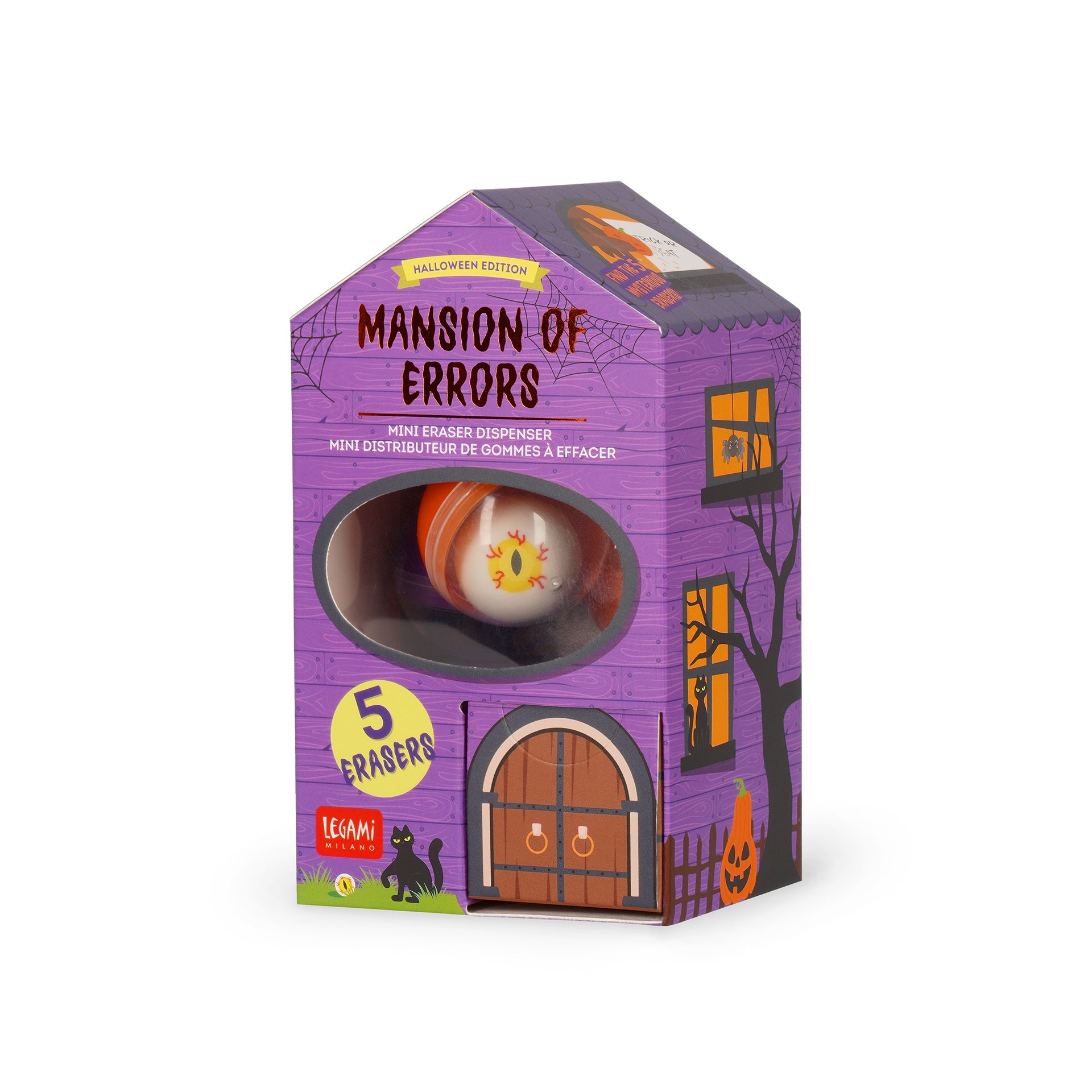 Mini dispensador de Borrachas – Mansão dos Erros Halloween