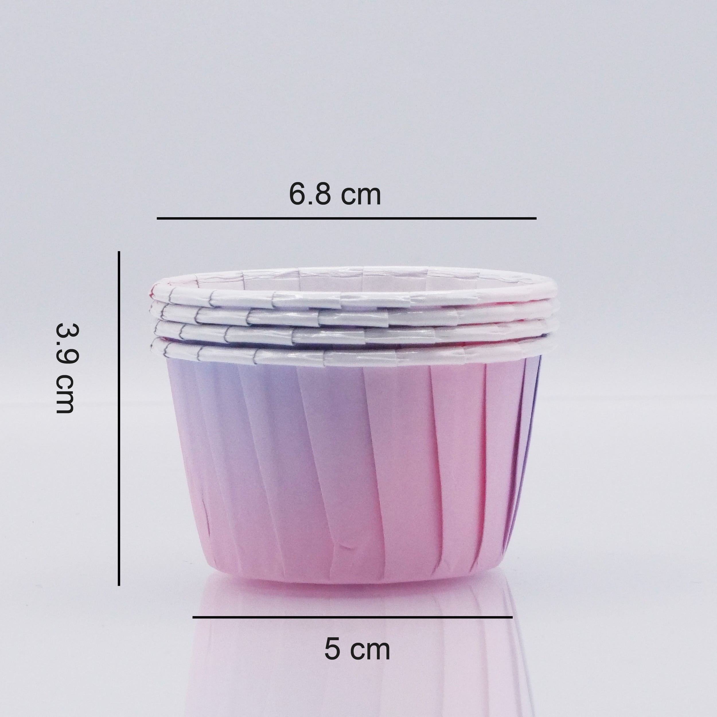 Pink and Lilac Cupcake Molds