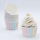 Pastel Rainbow Cupcake Molds