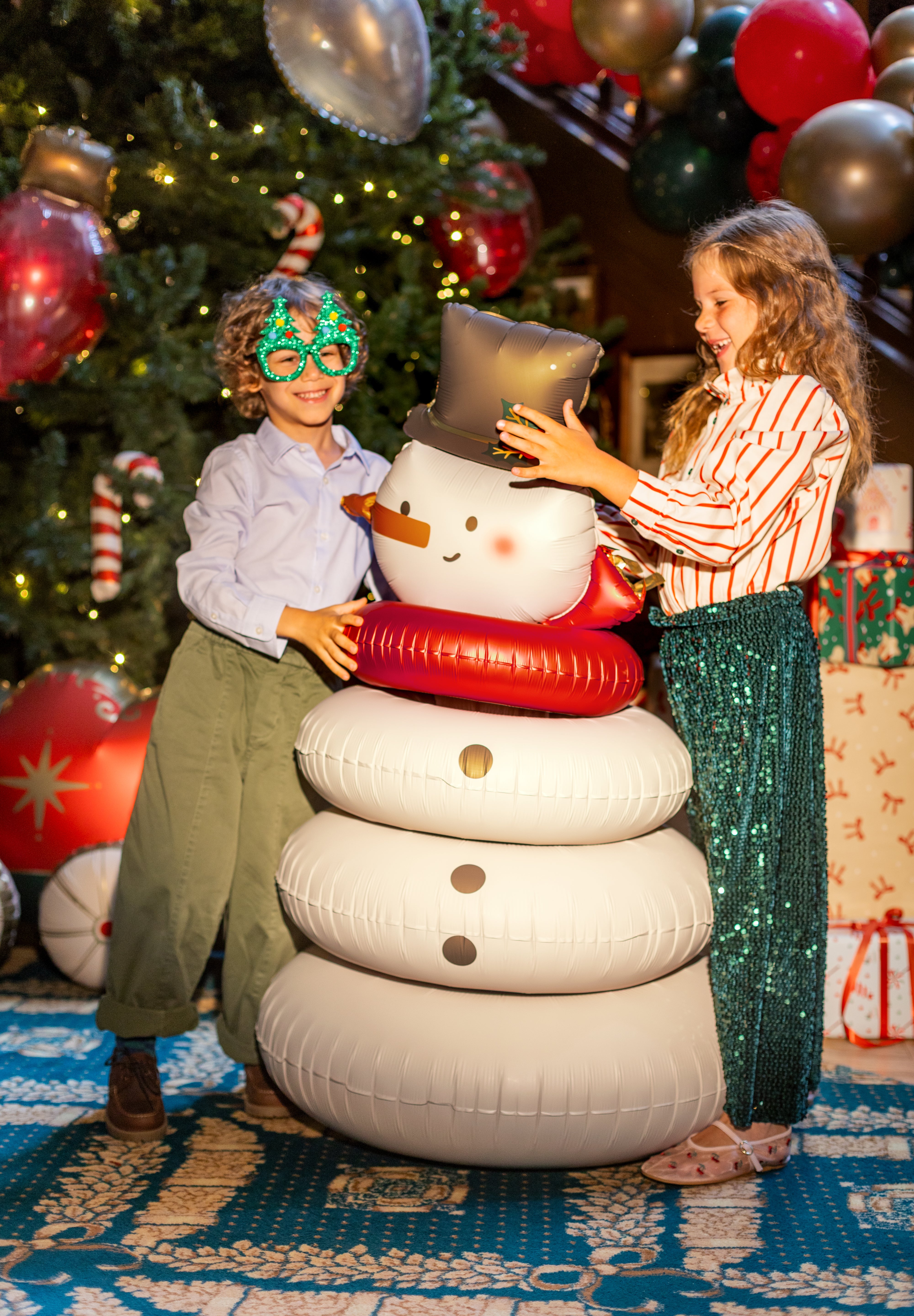 Balão Foil Boneco de Neve