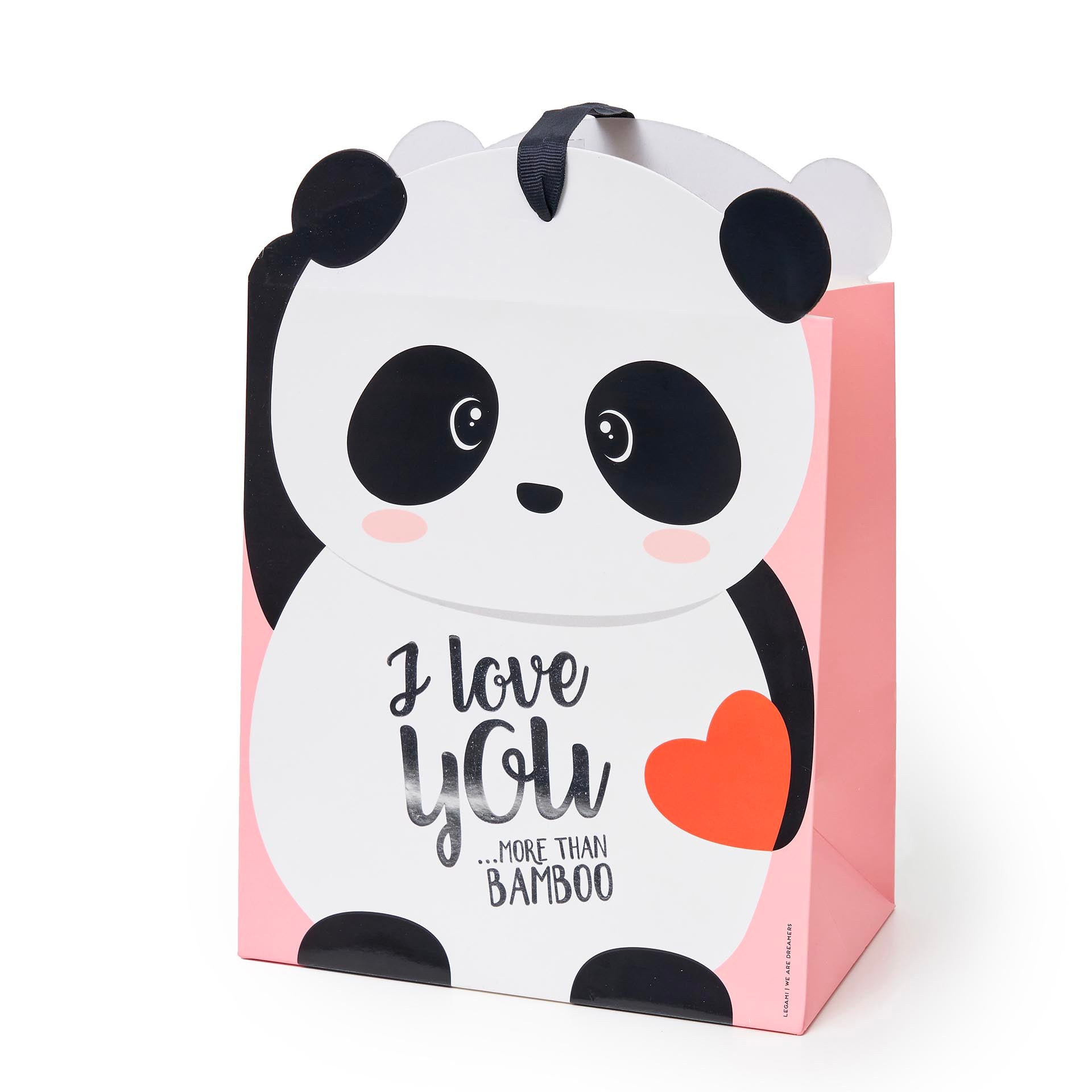 Saco Presente Panda Love - Médio