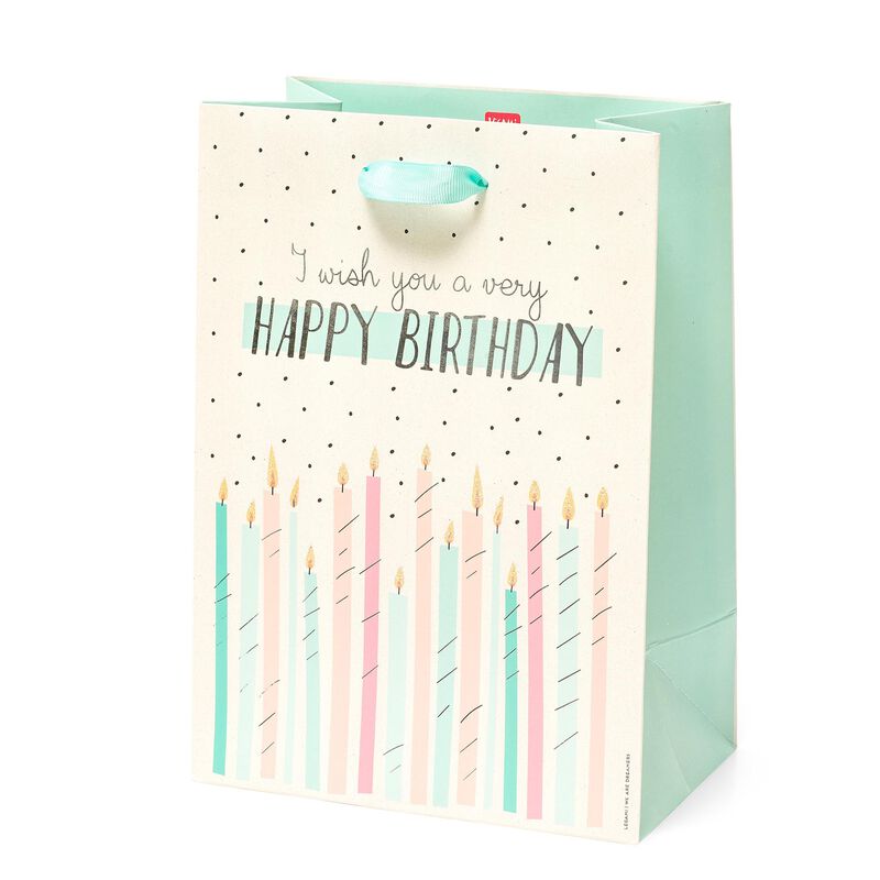 Saco de Oferta Velas H-Birthday - L