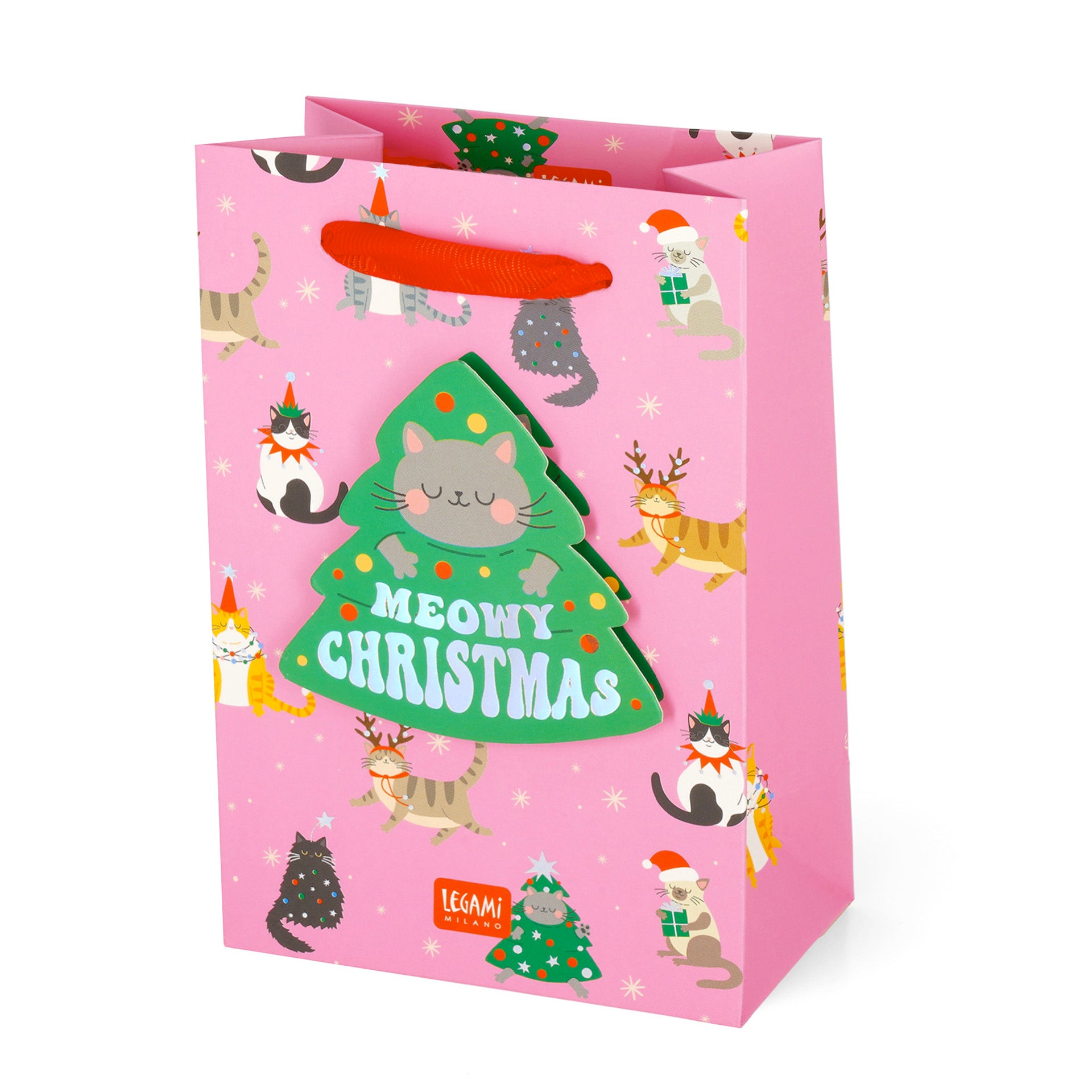 Xmas Kitty Christmas Bag - Small