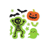 Conjunto de Adesivos de Gel para Janela – Skeleton