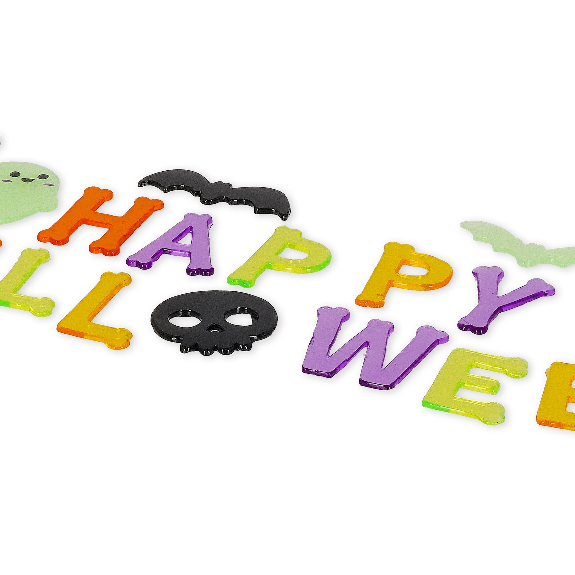Conjunto de Adesivos de Gel para Janela – Happy Halloween