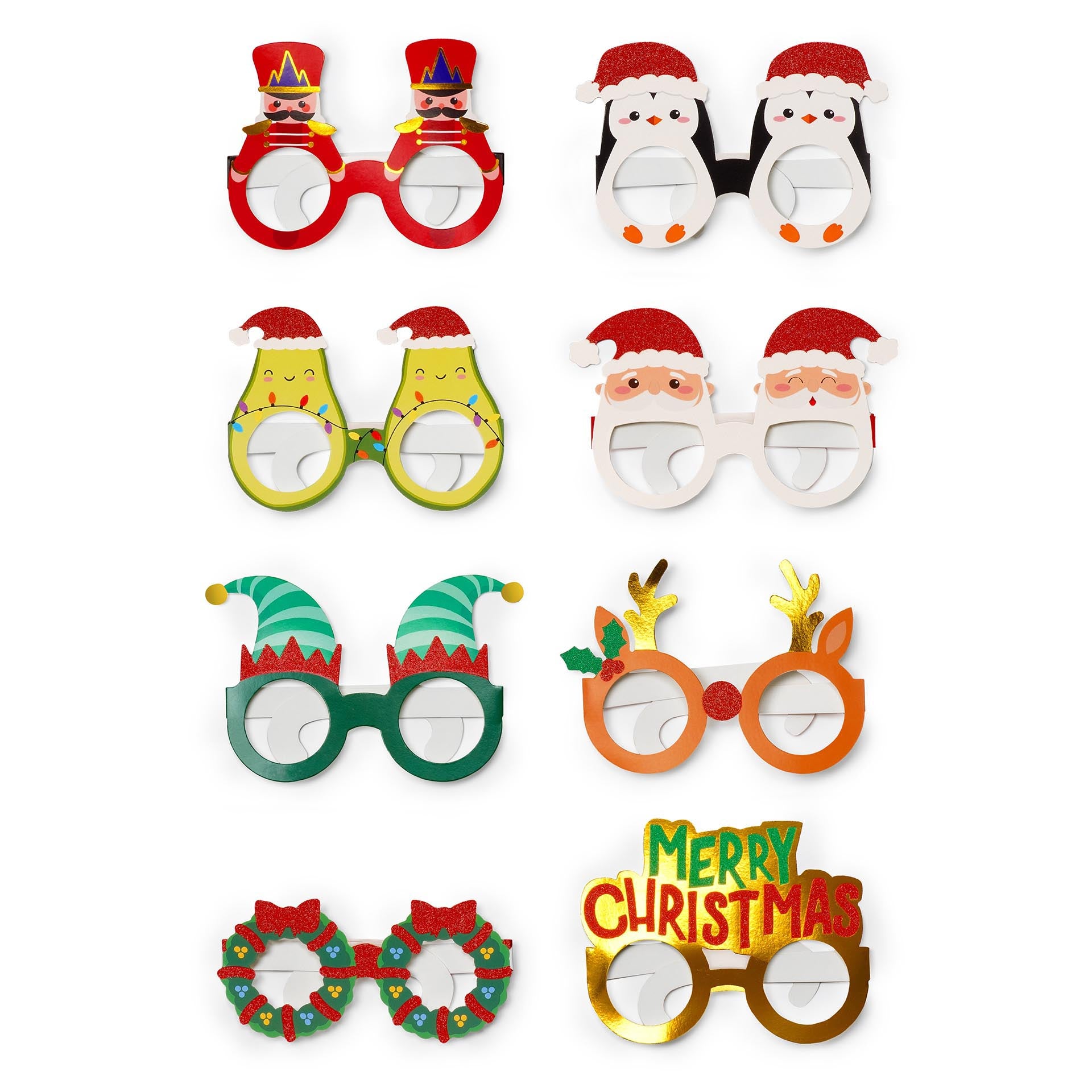 Photobooth Christmas Glasses