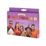 Photobooth Set of 8 Halloween Paper Glasses