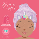 Toalha Cabelo Unicórnio