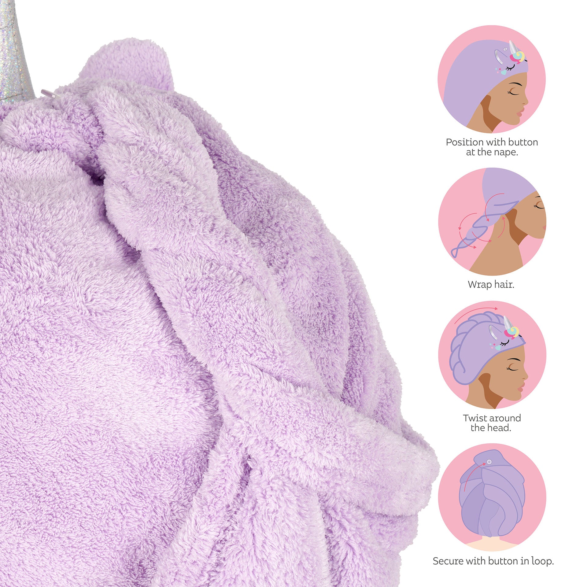 Unicorn Hair Towel