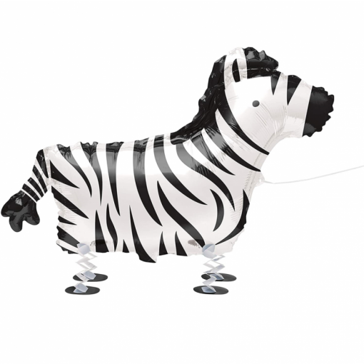 Walking Pet Balloon - Zebra