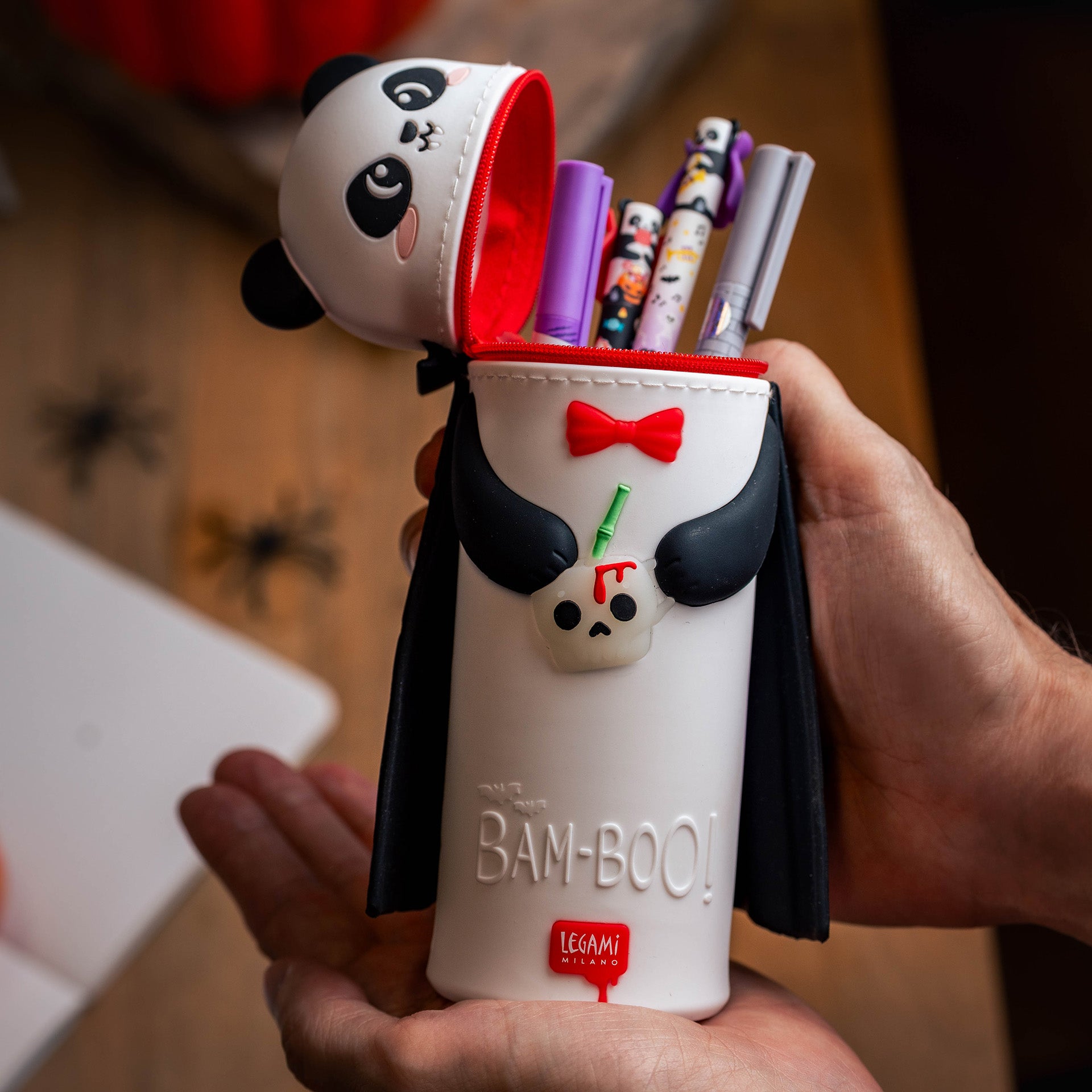Estojo de Silicone Panda "Bam-Boo"