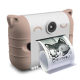 Máquina Fotográfica c/ Impressão Rosa