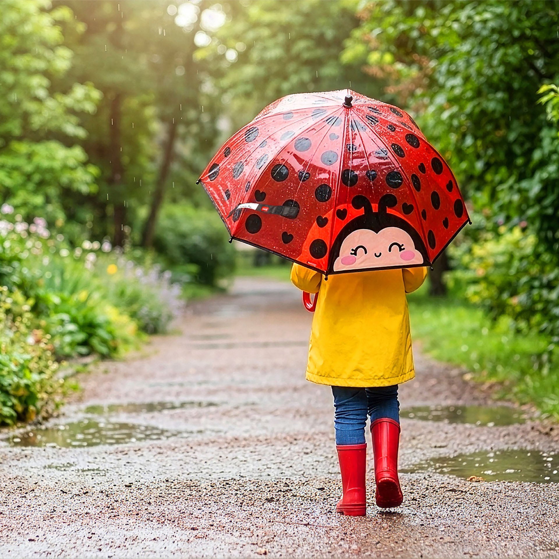 Chapéu de Chuva - Joaninha