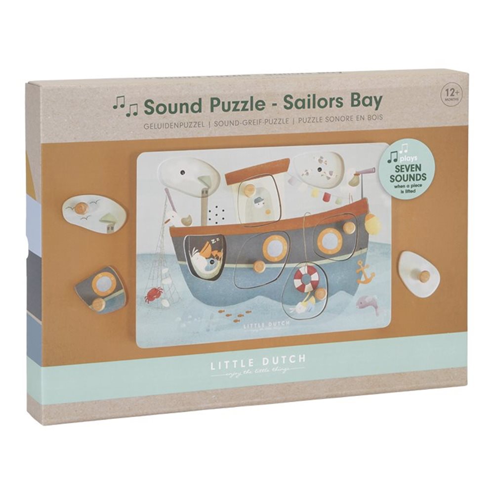 Puzzle de Sons | Wooden Sound Puzzle FSC – Sailors Bay