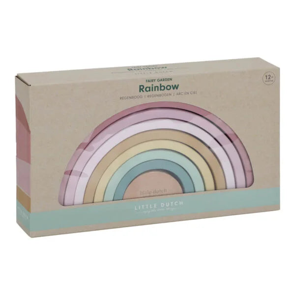 Wooden Rainbow - Fairy Garden