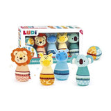 Jogo de bowling em tecido