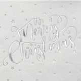 Guardanapos Merry Christmas Prateado - Natal