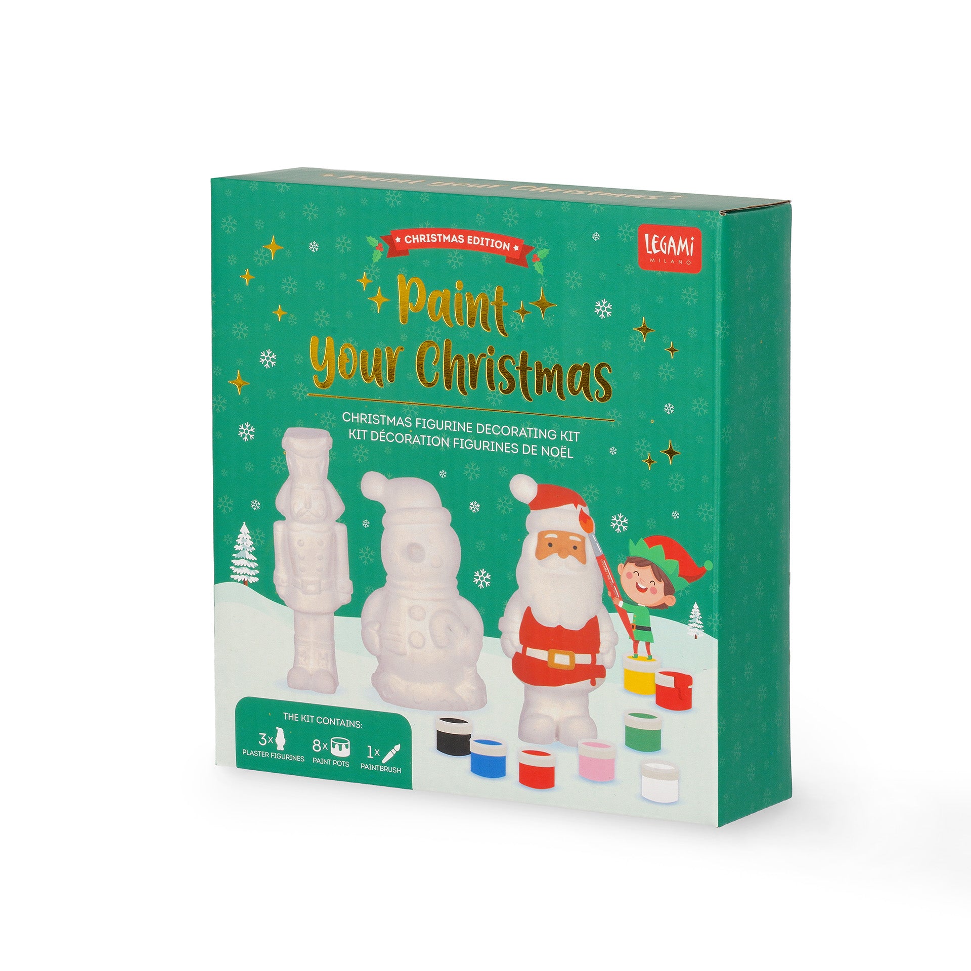 Kit de Decoração de Estatuetas de Natal